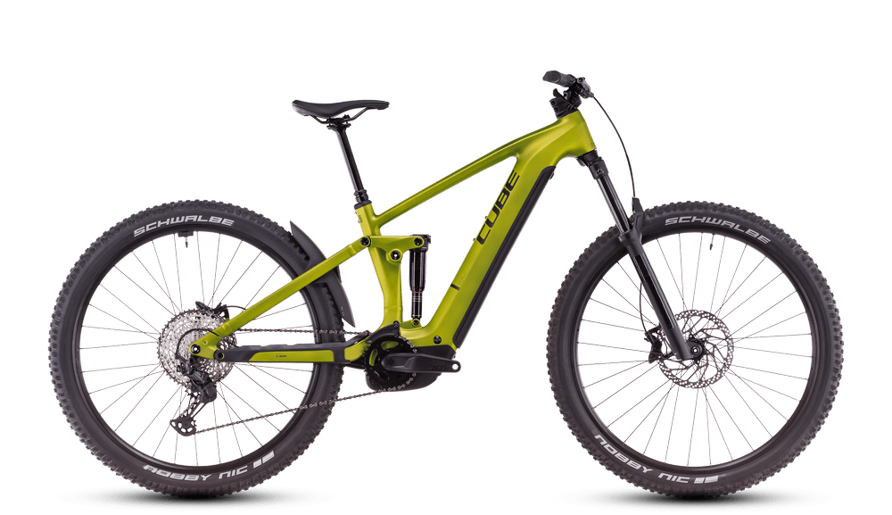 Cube Stereo Hybrid ONE44 EX 800 - lime - M